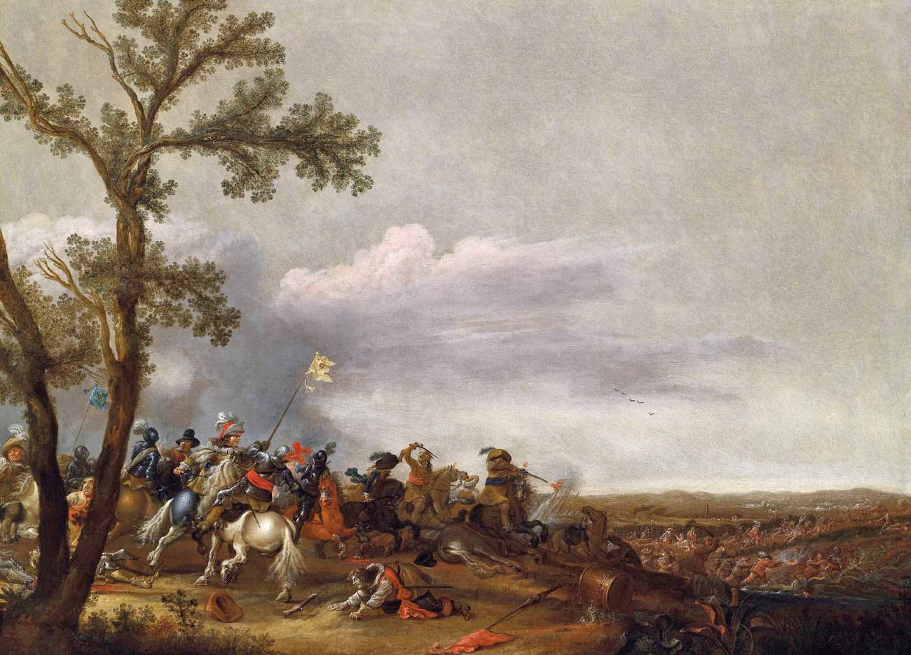 cavalry engagement